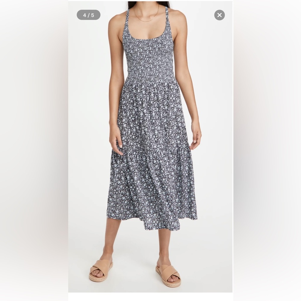 Nation LTD Penelope Dress in bluebell